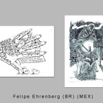 8. Felipe Ehrenberg Brasil 2 tekeningen in archief